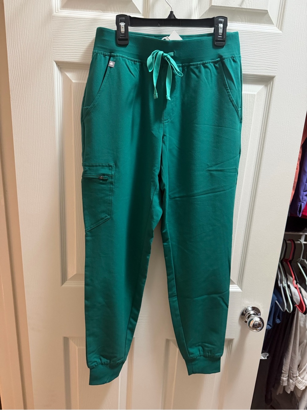 Figs Hunter Green Zamora Jogger Scrub Pants